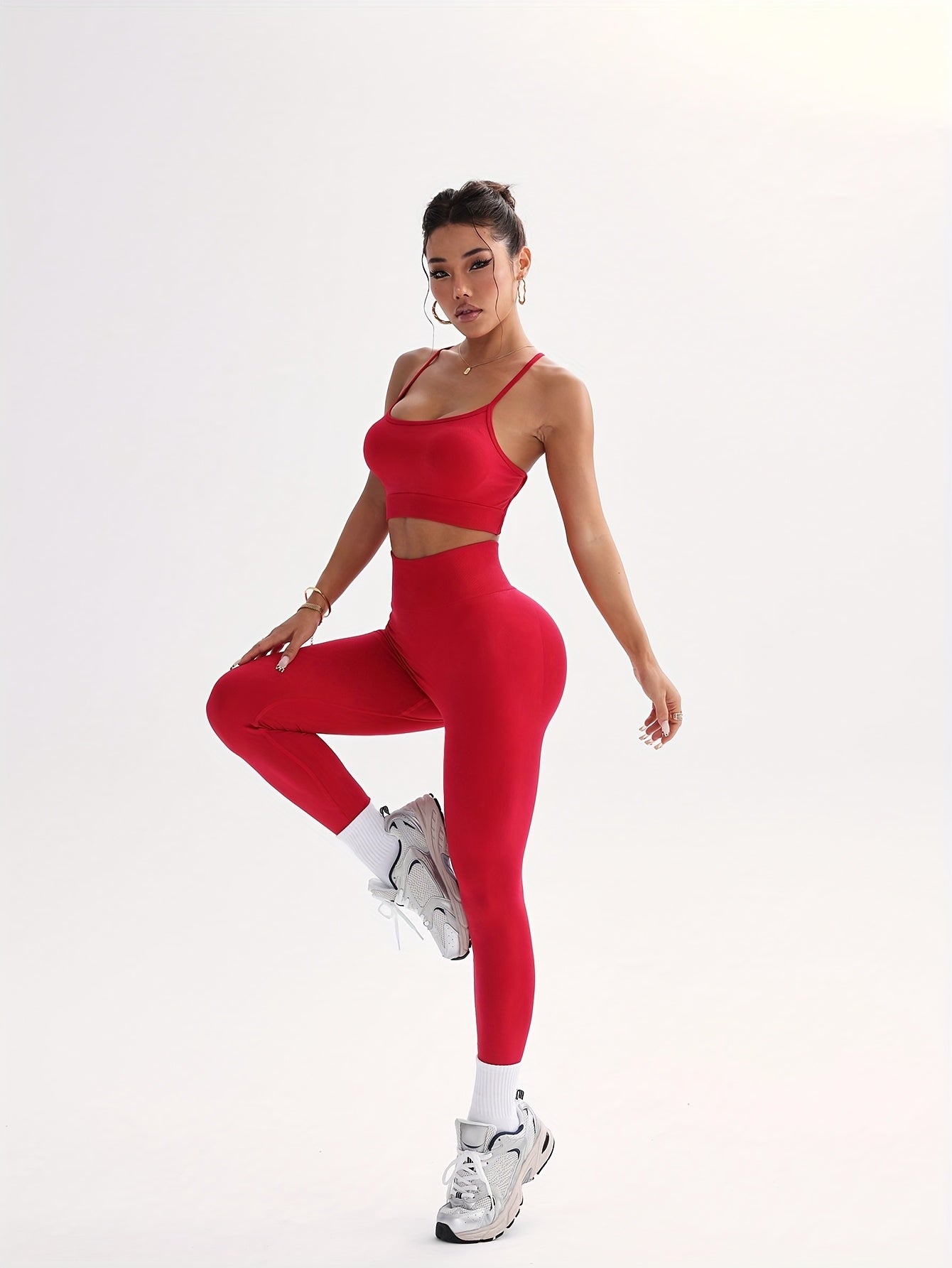 Women Crisscross Back Crop Tank Top