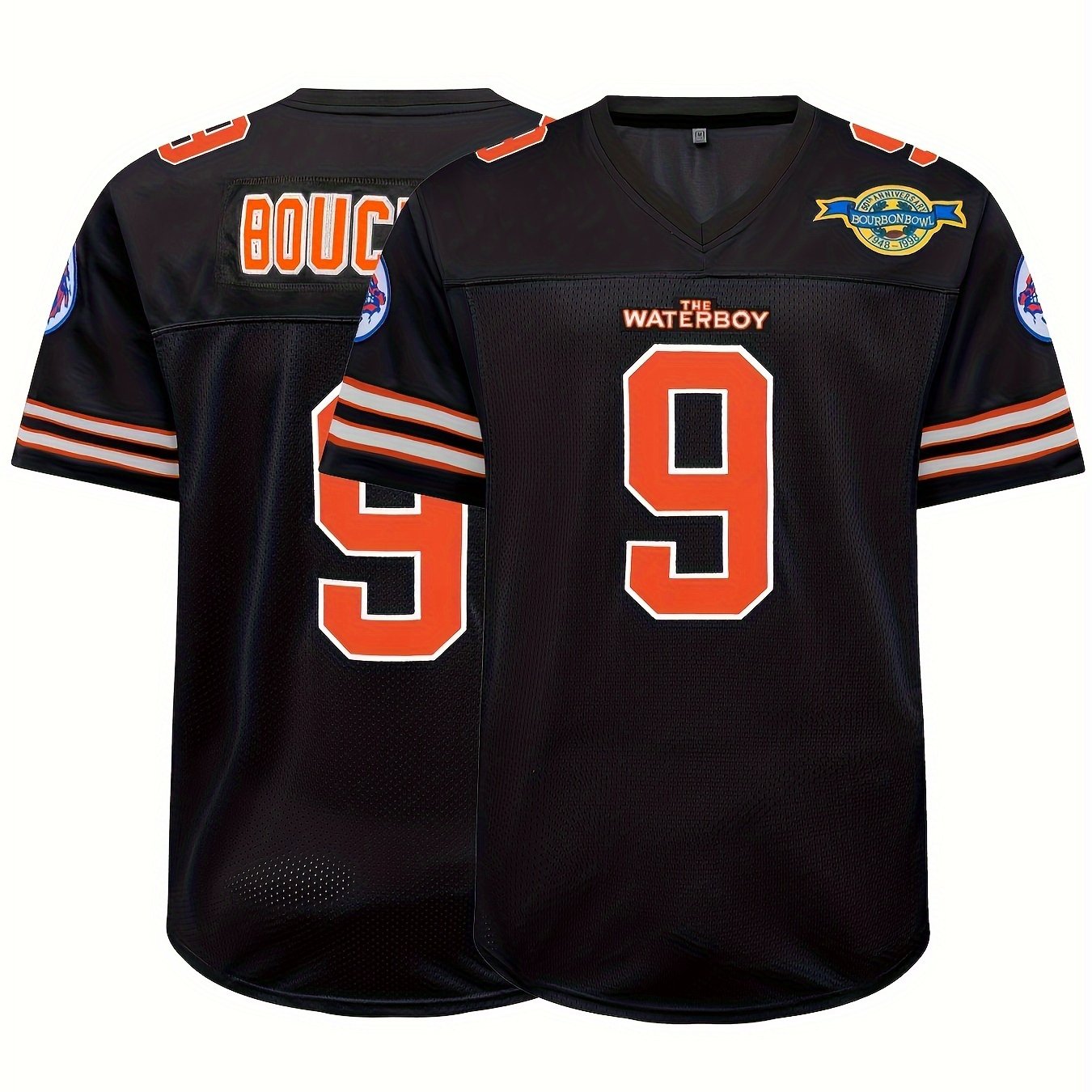 Men's #9 V-Neck American Football Jersey