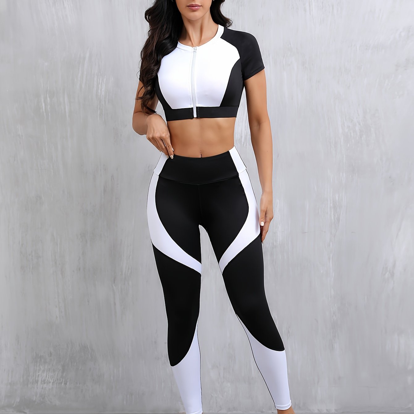 1set Women's High Waist Sports