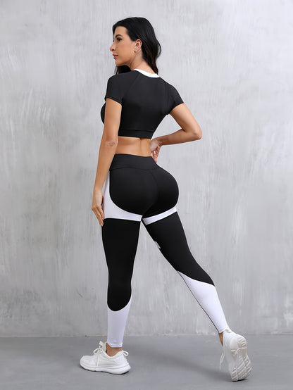 1set Women's High Waist Sports