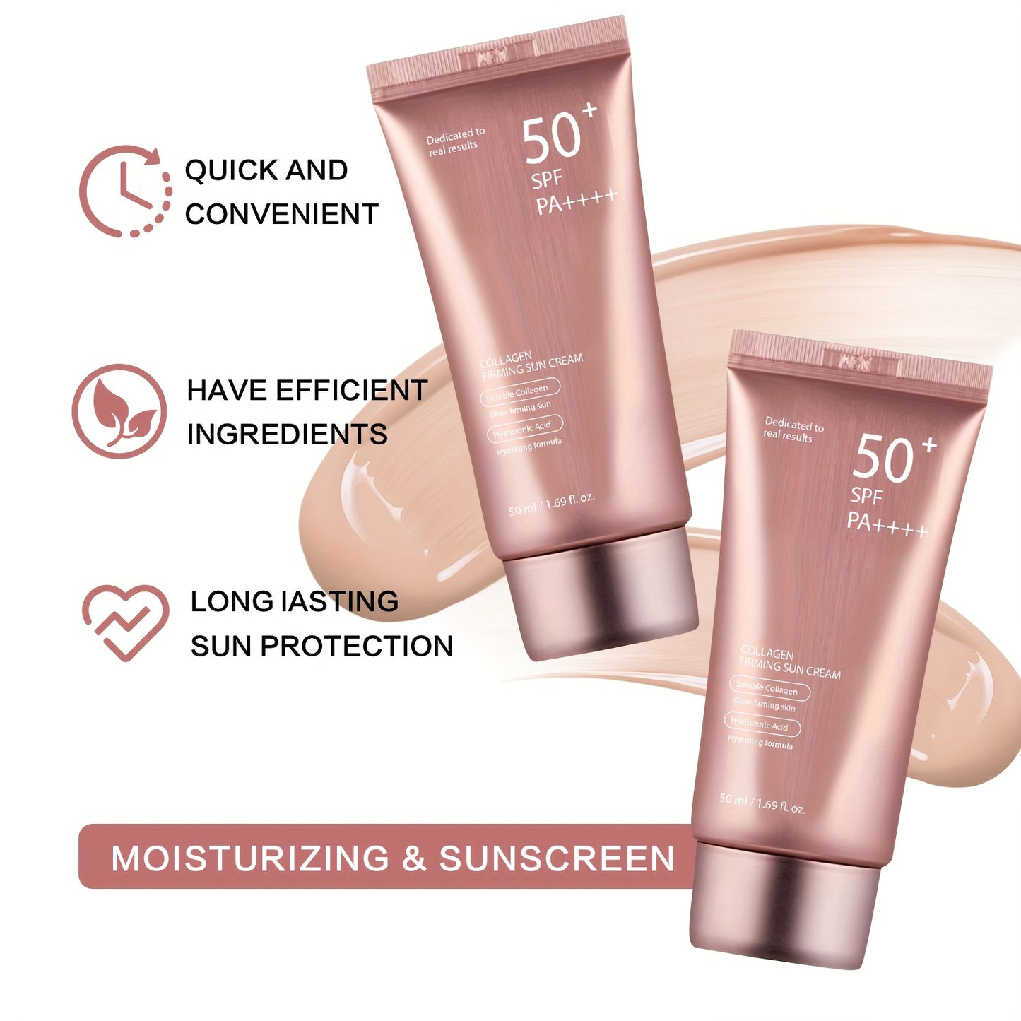 50ml Collagen Firming Sunscreen with Niacinamide & Hyaluronic Acid