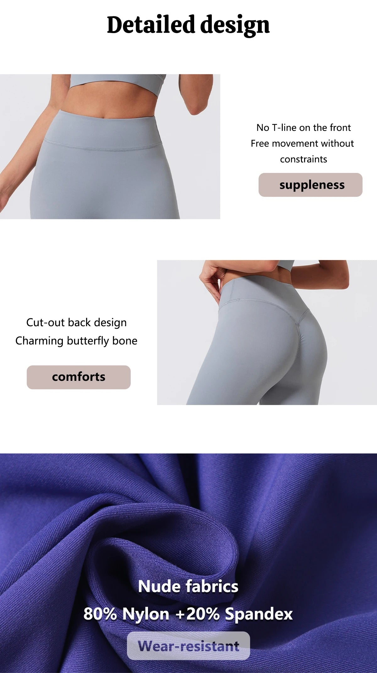 Hearuisavy Quick-Dry Yoga Pants