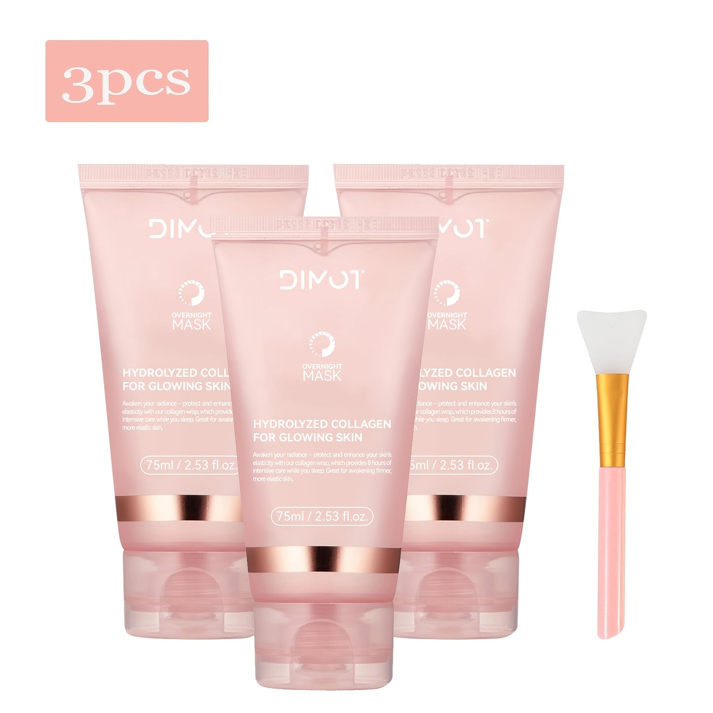 DIMOT Collagen Night Mask with Brush 75ml