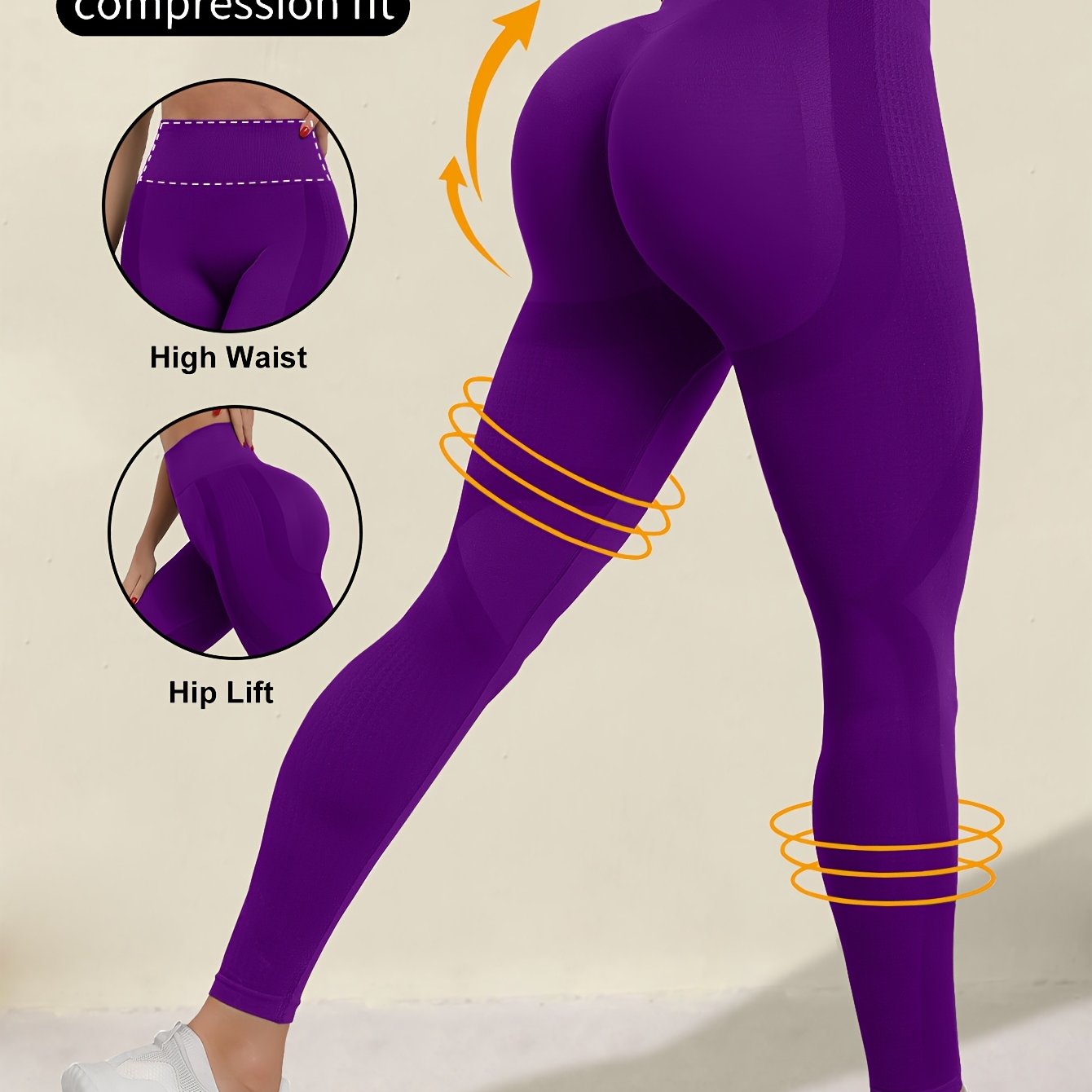 High-Waisted Seamless Pants for Women